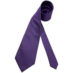 PAUL STUART Solid Purple Silk LUXURY Tie ENGLAND